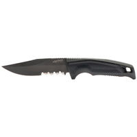 SOG Recondo FX Black Partially Serrated Fixed Blade Knife - 17-22-02-57