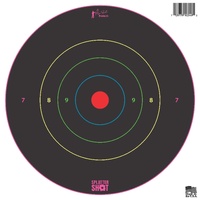 Pro-Shot Splatter Shot 8" Bullseye Multi-Colour Target 6-pk - 8B-MC-6PK