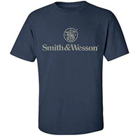 Thumbnail for Smith & Wesson Digital Camo Filled Circle Logo Mens Tee - Navy - XL