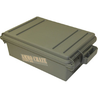 Thumbnail for MTM Ammo Crate Polypropylene Army Green 4.5" Deep ACR4-18
