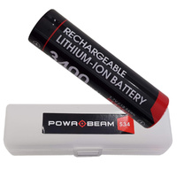 Thumbnail for Powa Beam 18650 3400mah Rechargeable Torch Battery - BAT-S34