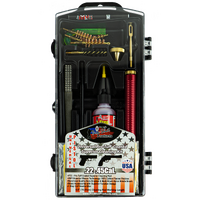 Thumbnail for Pro-Shot Premier Coated Rod .22-.45 Multi-Cal Classic Pistol Box Kit Black - BLACK-PISTOL