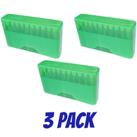 Thumbnail for MTM Slip-Top Rifle Ammo Box 3 PK - 20 Round 30-06 30-30 270 Win Clear Green J20-L-16-3PK