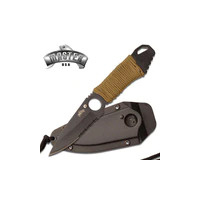 Thumbnail for Master 6.75" Tactical Drop Point Serrated Edge Blade Knife MU-1121GN