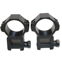 Patrol 2PCS High Profile 30mm Riflescope Mounts Rings for 20mm Weaver Picatinny Rail
