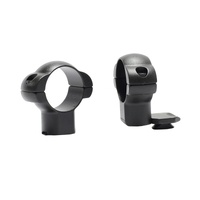 Pecar Optics 1" Rings High Turn In Style Steel Extended Front - PR-1H-TISX