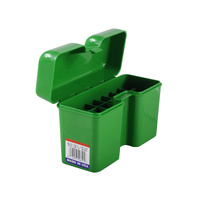MTM Flip-Top Ammo Box 7mm Remington Magnum, 300 Winchester Magnum, 375 Remington Ultra Magnum 22 Round RF22-LM-10 [Colour: Green]