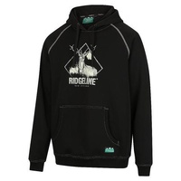 Thumbnail for Ridgeline Contrast Stitch Hoodie Black S - RLCHDCSB1