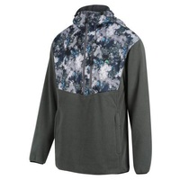 Thumbnail for Ridgeline Mens Ascent Half Zip Fleece Top Lead/Squall XL  - RLCLSASLDS4