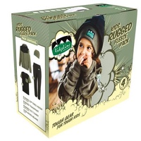 Thumbnail for Ridgeline Kids Rugged Four Piece Pack Field Olive/Black (6 Year Old) - RLKCPRGFOB06