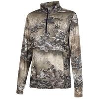 Thumbnail for Ridgeline Womens Performance Qtr Zip Top Excape Camo XS (08) - RLLLSMLEX0