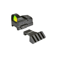 Truglo Tru-Tec Mcro Sub-compact 1x23mm Red Dot Sight 45 Degree Offset Mount - 3 Moa Multi-coated Black Aircraft-grade Aluminum  TG8100BM