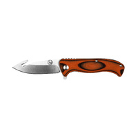 Thumbnail for Tassie Tiger Folding Gut Hook with Leather Pouch - TTK85FGH
