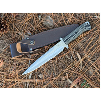 Thumbnail for Tassie Tiger Pig Sticker Hunting Knife - G10 Handle - TTKP8