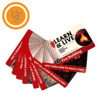 Thumbnail for Ultimate Survival UST Live & Learn Fire Building Uses Reference Cards U-80-1035