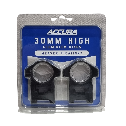 Accura 30mm High Alloy Rings Weaver/Picatinny - ACAL30HWP
