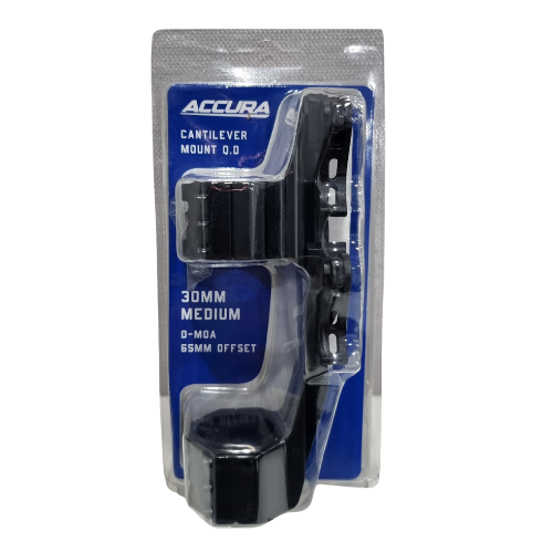 Accura 30mm Medium Cantilever Ring Mount - Quick Detatch Picatinny - ACQDB30M