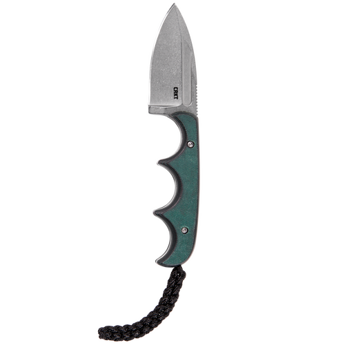 CRKT Minimalist® Spear Point in Green Fixed Blade Knife with Sheath - CRKT2396