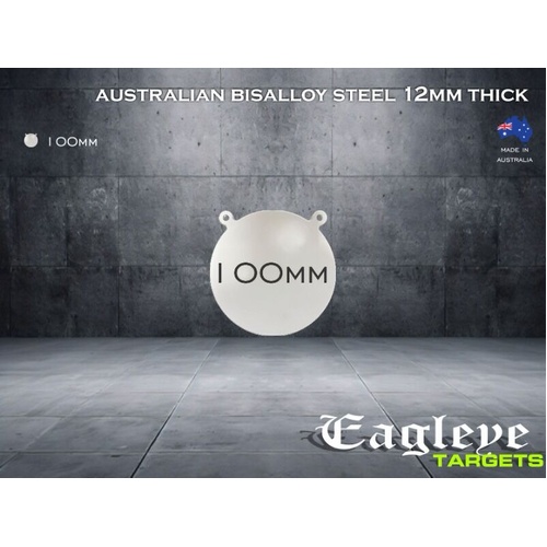 Eagleye Bisalloy Steel Gong 100mm - White - EEGONG100