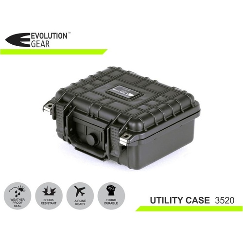 Evolution Gear Utility Hard Case Orange - 270 x 240 x 125 - EG-3520-YEW