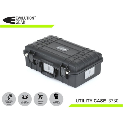 Evolution Gear Utility Lite Black Hard Case-489 x 329 x 185mm-EG-3730