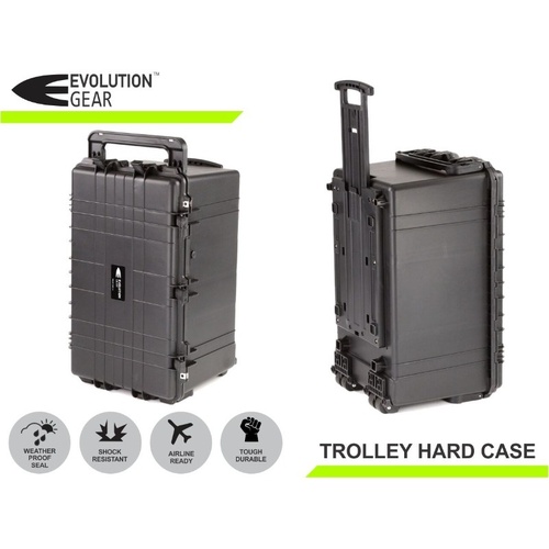 Evolution Gear Trolley Black Hard Case-HD Series-795 x 485 x 445mm-EG-5545