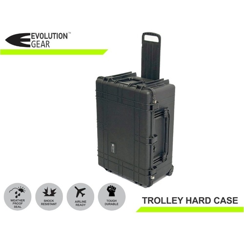 Evolution Gear Trolley Black Lite Hard Case-HD Series-560 x 350 x 230mm-EG-5550