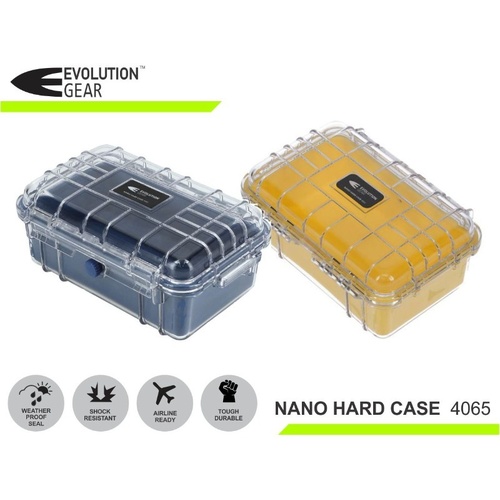 Evolution Gear Nano Hard Case Yellow - 195 X 130 X 80 - EG-NANO_4065-YEW