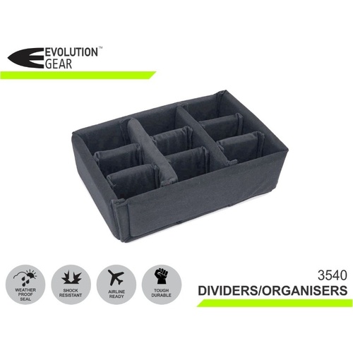 Evolution Gear - Padded Dividers To Fit Utility Case - EG-PD_3540