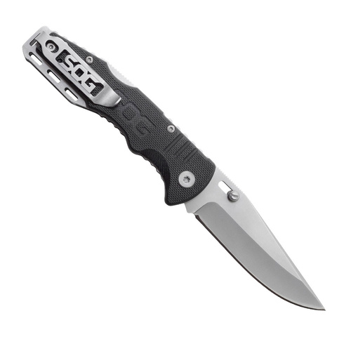 SOG Salute Mini Bead Blasted Folding Knife - FF1001-CP