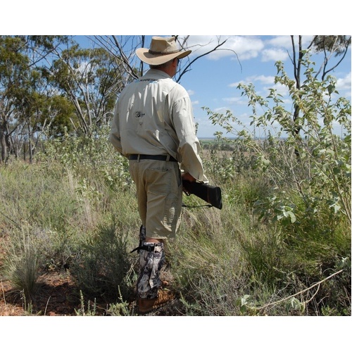 Max-Hunter Gaiters Long Camo Fleece with Snake Guard - GAITERS-002 