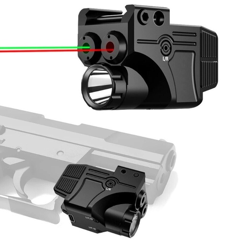 Barska Red and Green Dot Laser Torch Picatinny Rail Mount - GRLT002
