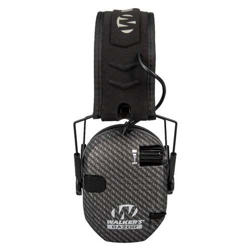 Walker's Razor Slim Electronic Earmuffs - Carbon - GWP-RSEM-CARB