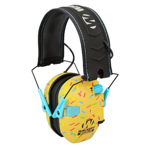 Walker's Razor Slim Electronic Earmuffs - Golden Brown Sprinkles - GWP-RSEM-SPRNKB