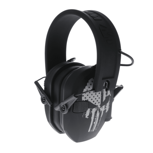 Walker's Razor Slim Electronic Earmuffs - Punisher - GWP-RSEMFS-PUN