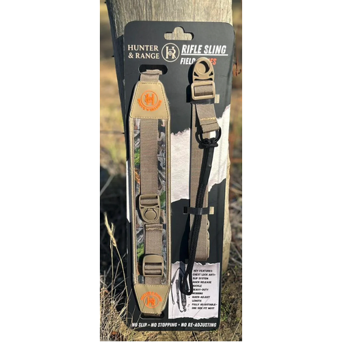 Hunter & Range Field Series Rifle Sling Tan Camo - HNRFSTANCAM