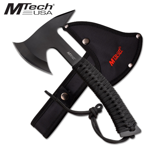 MTech Black Paracord Hatchet - K-MT-629