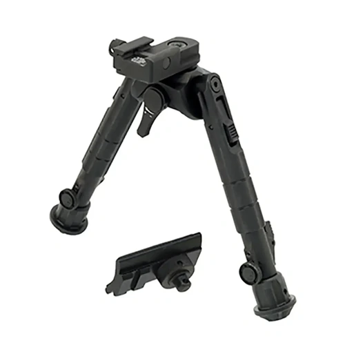 Leapers UTG Recon 360 Bipod 5.5-7" Picatinny Rail + Swivel Adaptor - LP-BP02-B