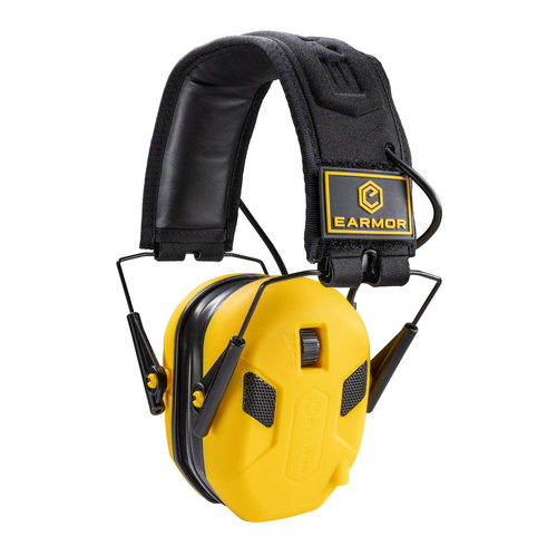 Earmor M300X Electronic Earmuffs - Yellow - M300X-YE