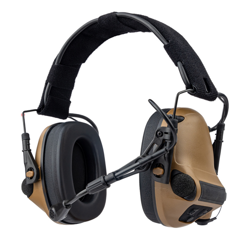 Earmor M33 Bluetooth Electronic Comms Ear Muffs - Coyote - M33-SET-CB