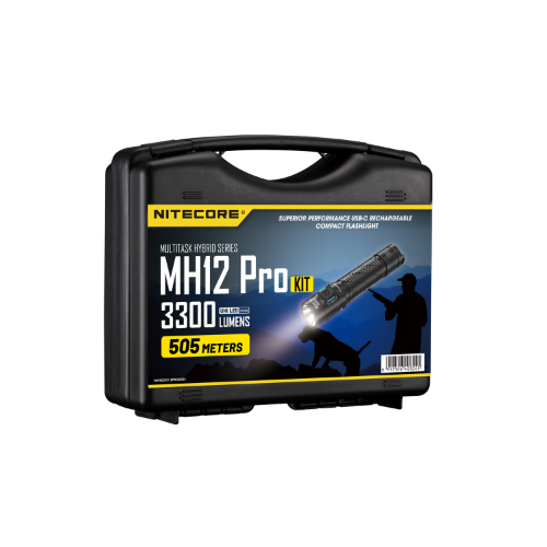 Nitecore MH12 Pro Rechargeable Hunting Torch Kit 3300 Lumen - MH12PROHUNTKIT