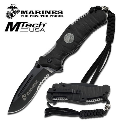 Mtech USA Black Ball Bearing Folding Lock Knife - MT1020