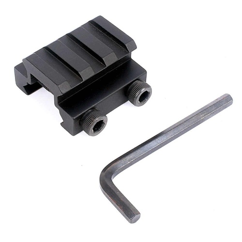 Patrol 3 Slot 20mm 1/2" Mini Riser Scope Sight/Rifle Base Mount For Weaver/Picatinny Rail