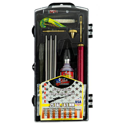 Pro-Shot .25 Cal / 6.5mm Rifle Classic Cleaning Box Kit - R25/6.5KIT