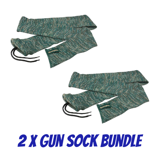 Remington Rifle/Shotgun Silicone Treated Gun Sock 52" - 2 Pack - 18494