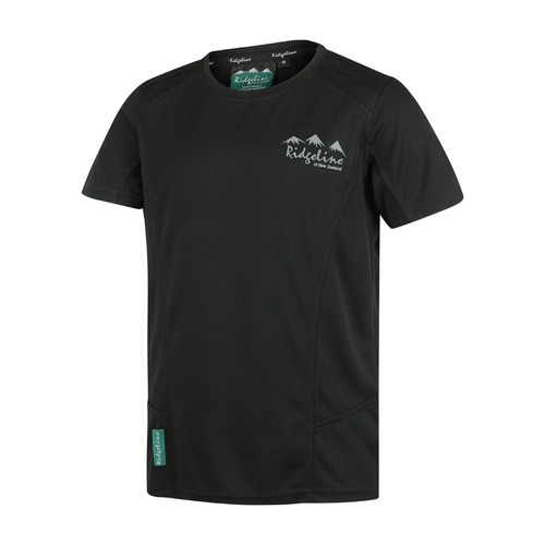 Ridgeline Kids Whanau Tee Black (8 Year Old) - RLKTSWB08