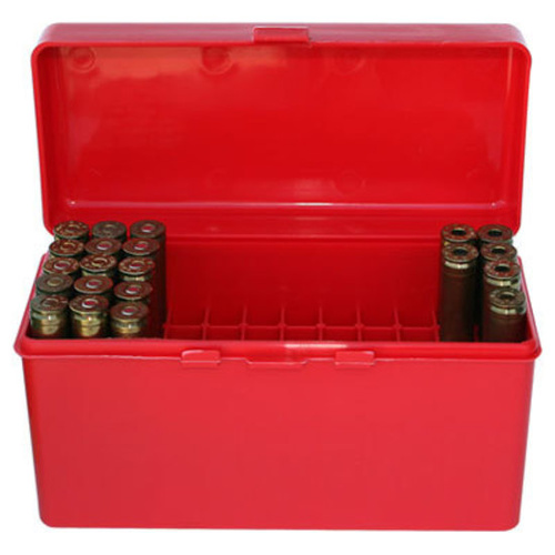 MTM Rifle Ammo Box - 60 Round Flip-Top 243 Win 308 Win 220 Swift - Red RM-60-30