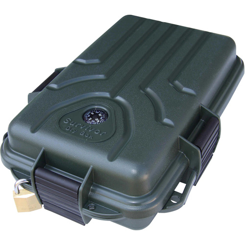 MTM -  Survivor Dry Box - Small 10x7x3" in Forest Green - S1072-11