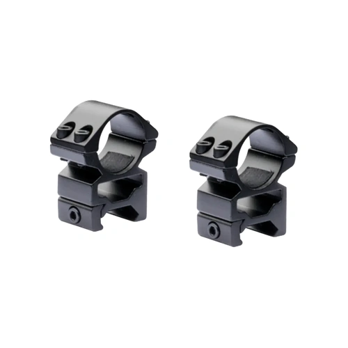 Sabre Sports Match Low 1 Inch Matte Black 5/8 Dovetail Weaver Style Rings  - SABMM1WL