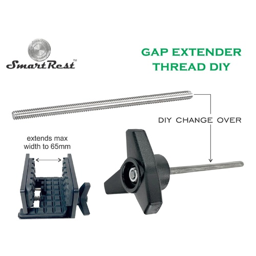 SmartRest Gap Extender Thread for Gun Clamp - SRGEFGC